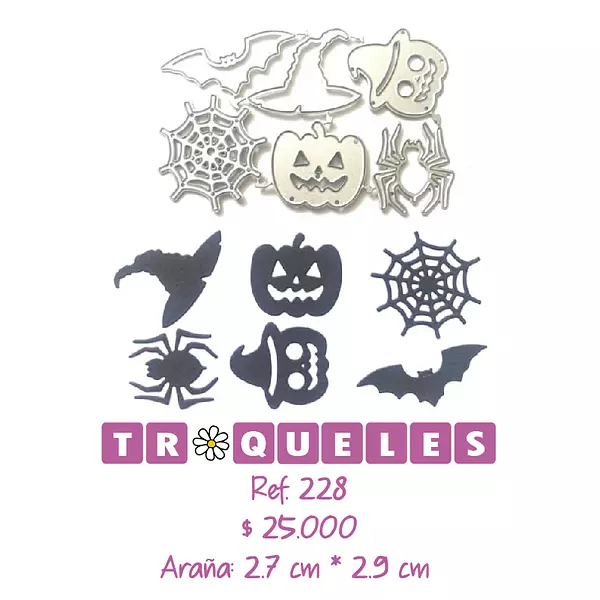 T0228 Troquel Cositas Halloween