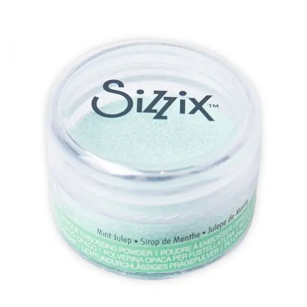 Polvos Embossing Verde Menta Sizzix