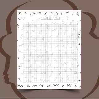 100 Hojas Para Agendas Cuadros