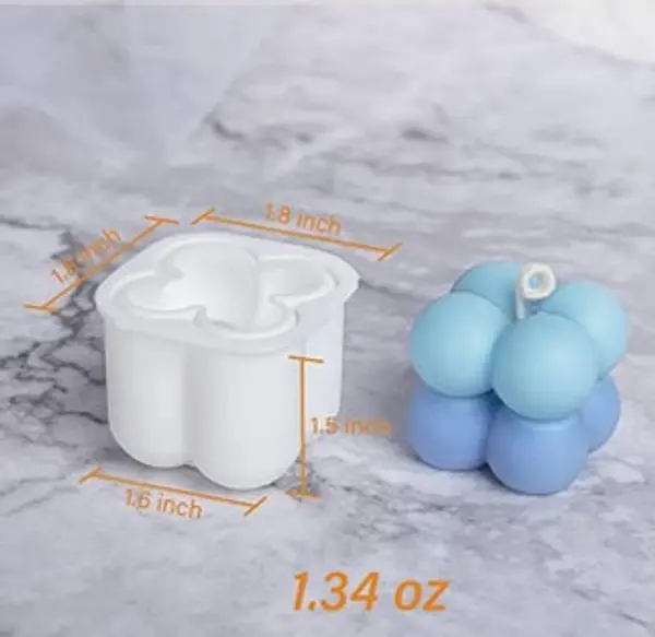 Molde Velas/Jabones de 4 Cavidades