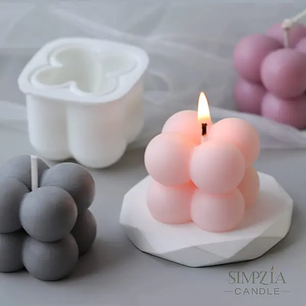 Molde Velas/Jabones de 4 Cavidades