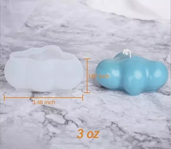 Molde Velas/Jabones Nube Grande