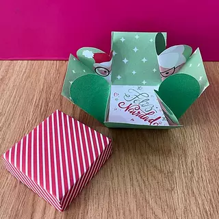 Diseño Caja Explosiva Navideña