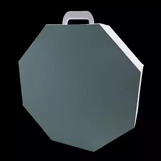 Archivo Caja Octagonal Con Agarradera