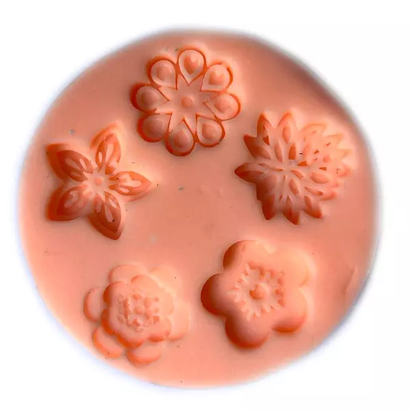 Molde Silicona Flores