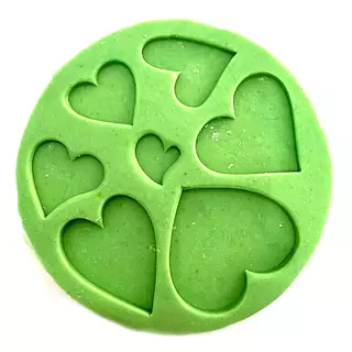 Molde Silicona Corazones