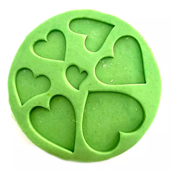 Molde Silicona Corazones