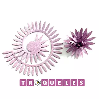 3353 Troquel Flor de Espiral