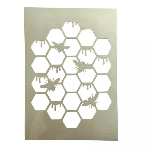 Stencil Panal de Abejas