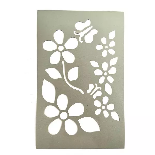 Stencil Flores Repetido