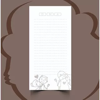 100 Hojas Para Libretas Enamorados