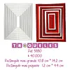 3390 Troquel Rectangulos Basicos * 16 Pz