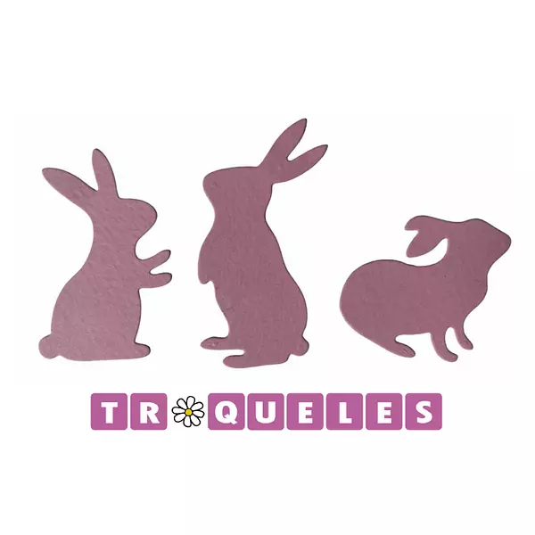 141 Troquel Conejos * 3 Pz