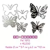 3872 Troquel Mariposas Dobles