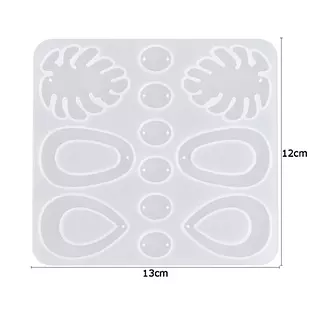 Molde Silicona Para Aretes