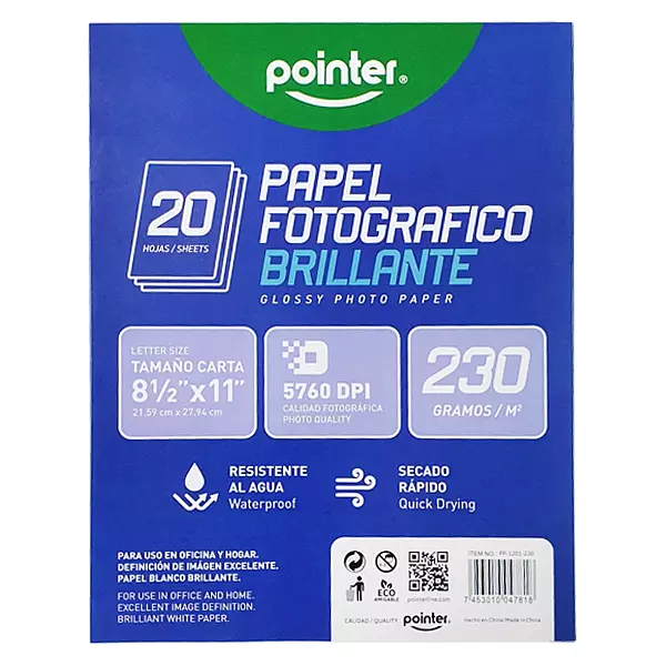 Papel Fotográfico 230 Gramos * 20 Hojas