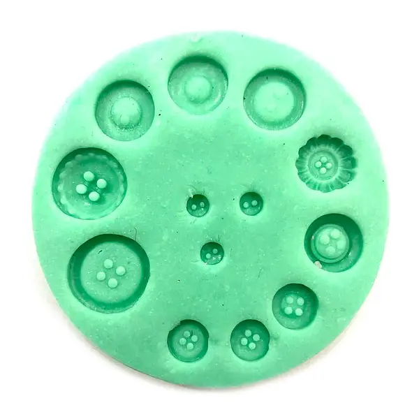 Molde Silicona Botones