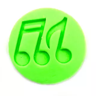 Molde Silicona Musica