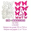 3438 Troquel Mariposas * 10 Pz