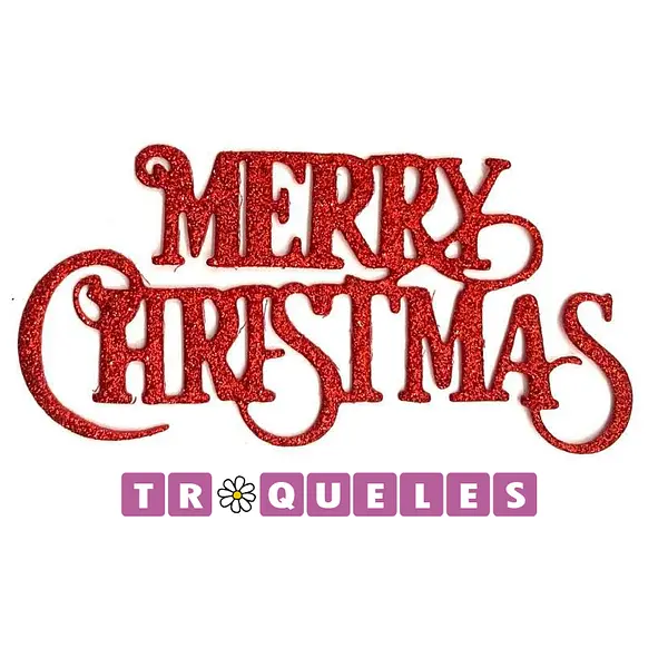 3432 Troquel Merry Chritsmas