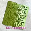 3454 Troquel Borde Invitaciones Flores