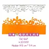 T1667 Troquel Borde Flores
