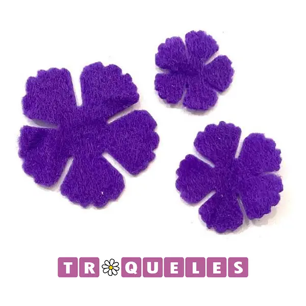 3440 Troquel Flores con Ondas * 3 Pz