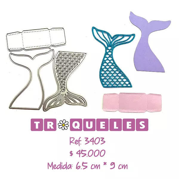 3403 Troquel Caja de Sirena