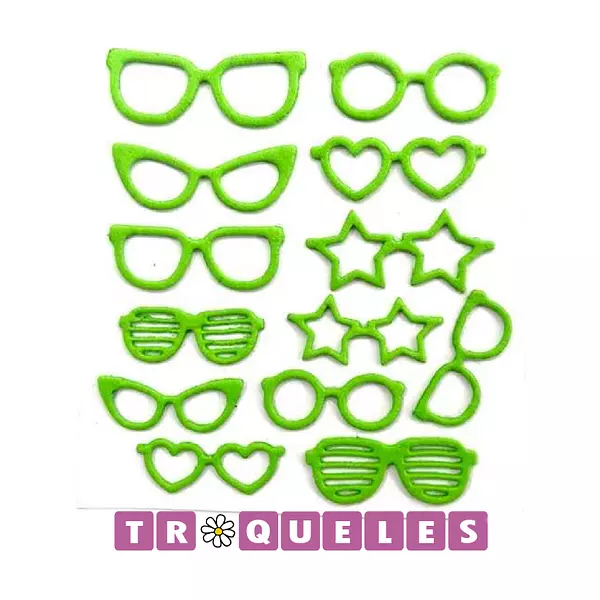 3451 Troquel Gafas Varias