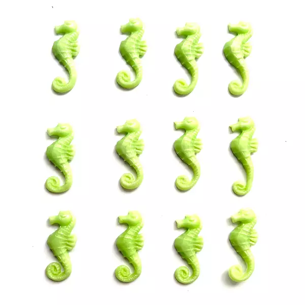 12 Caballitos de Mar Verdes
