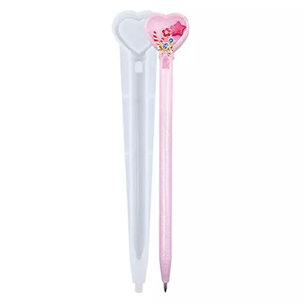 Molde Silicona Lapicero Shaker Corazon