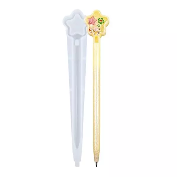 Molde Silicona Lapicero Shaker Estrella