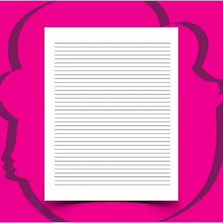 100 Hojas Para Agendas Lineas Basicas