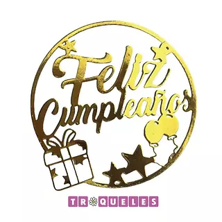 3896 Troquel Feliz Cumpleaños