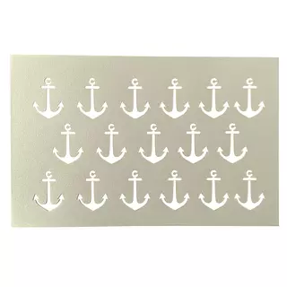 Stencil Anclas Marineras