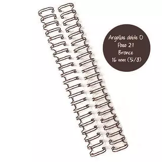 Argollas para Cinch 5/8 Bronce * 2 Pz (20 Loops)