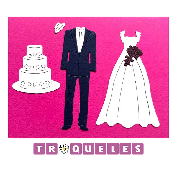 3460 Troquel Trajes de Novios