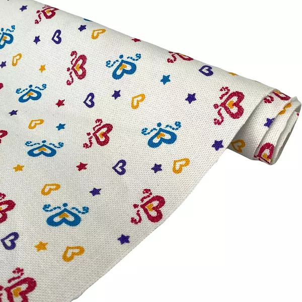Cuerina Estampada Corazones