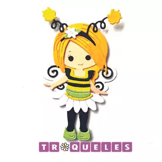 3464 Troquel Niña Abejita